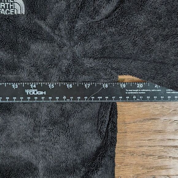 Womens The North Face Osito Fleece Coat Top Jacket Black Size Small - Picture 8 of 10